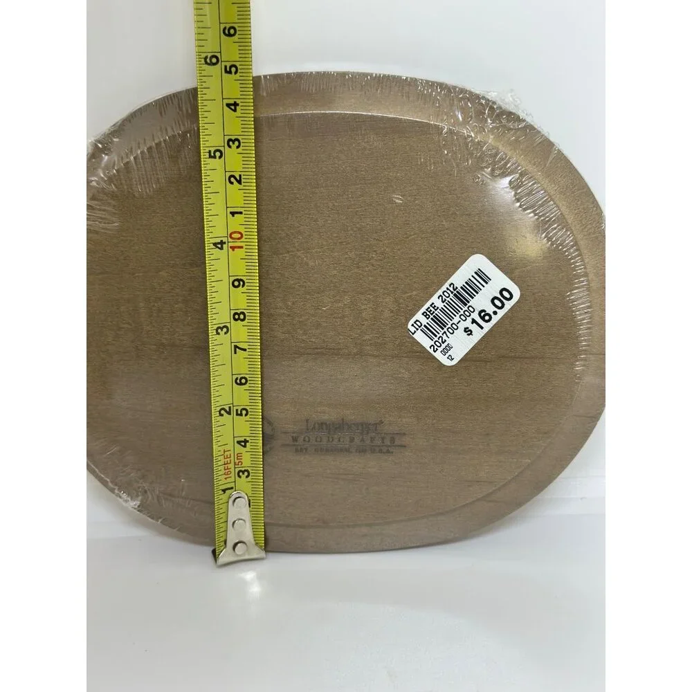 NEW‎ Longaberger Wooden Oval Lid – 